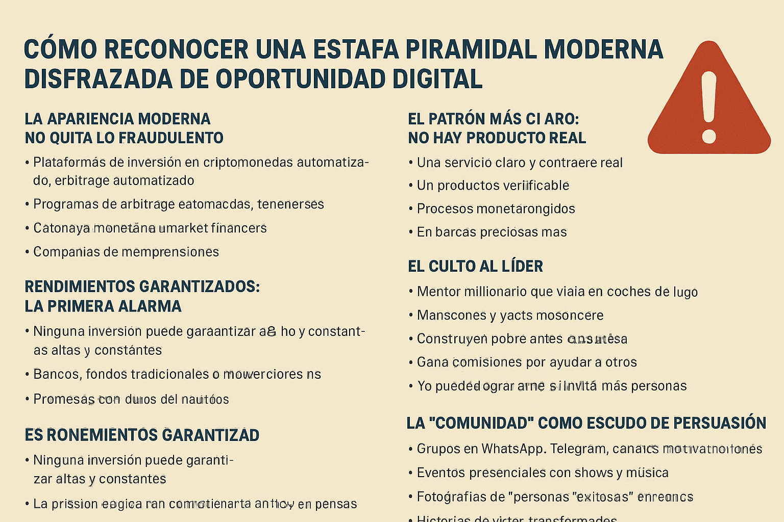 Cómo reconocer una estafa piramidal moderna disfrazada de oportunidad digital